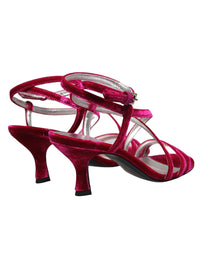 3qty NEW  / Sandales Thea 60 en cuir -  Rosso