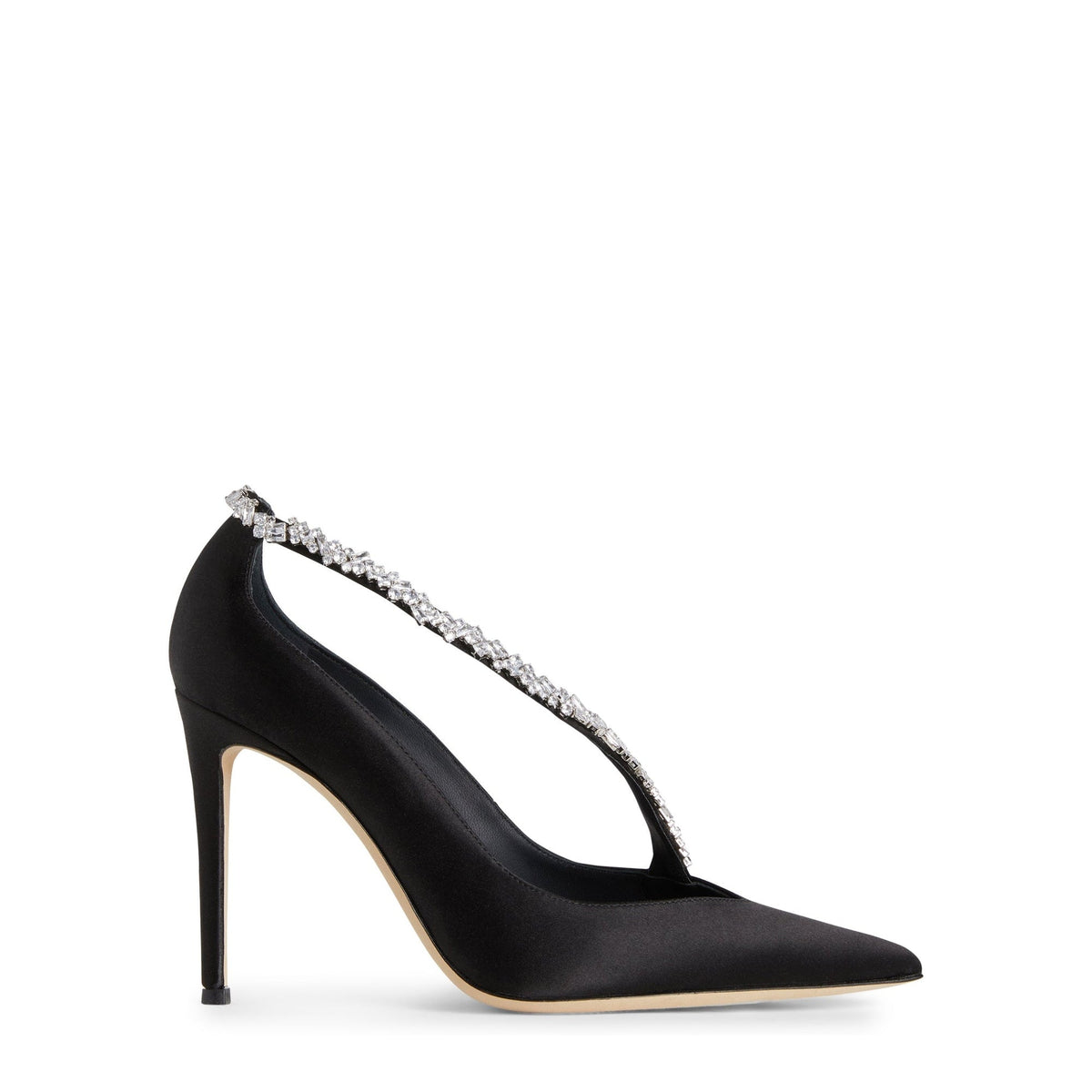 Escarpins Braquel 105 en satin - Noir