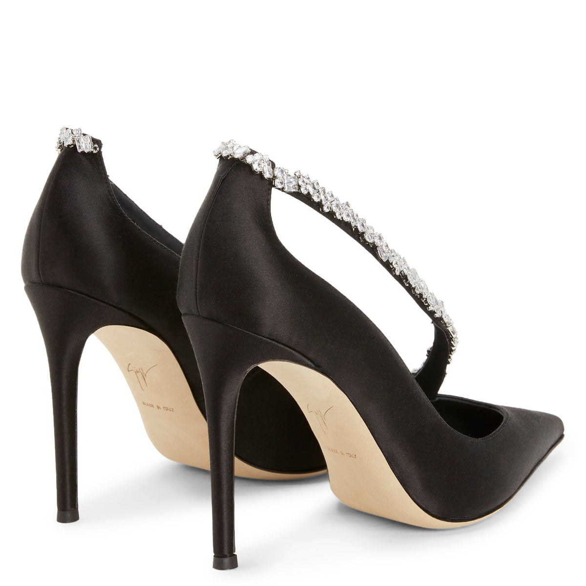 Escarpins Braquel 105 en satin - Noir