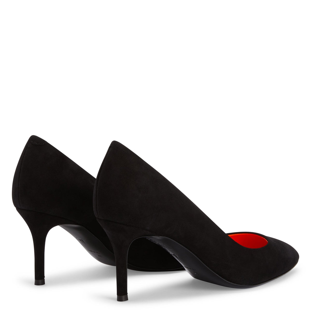 Escarpins Lucrezia 70 en daim - Noir