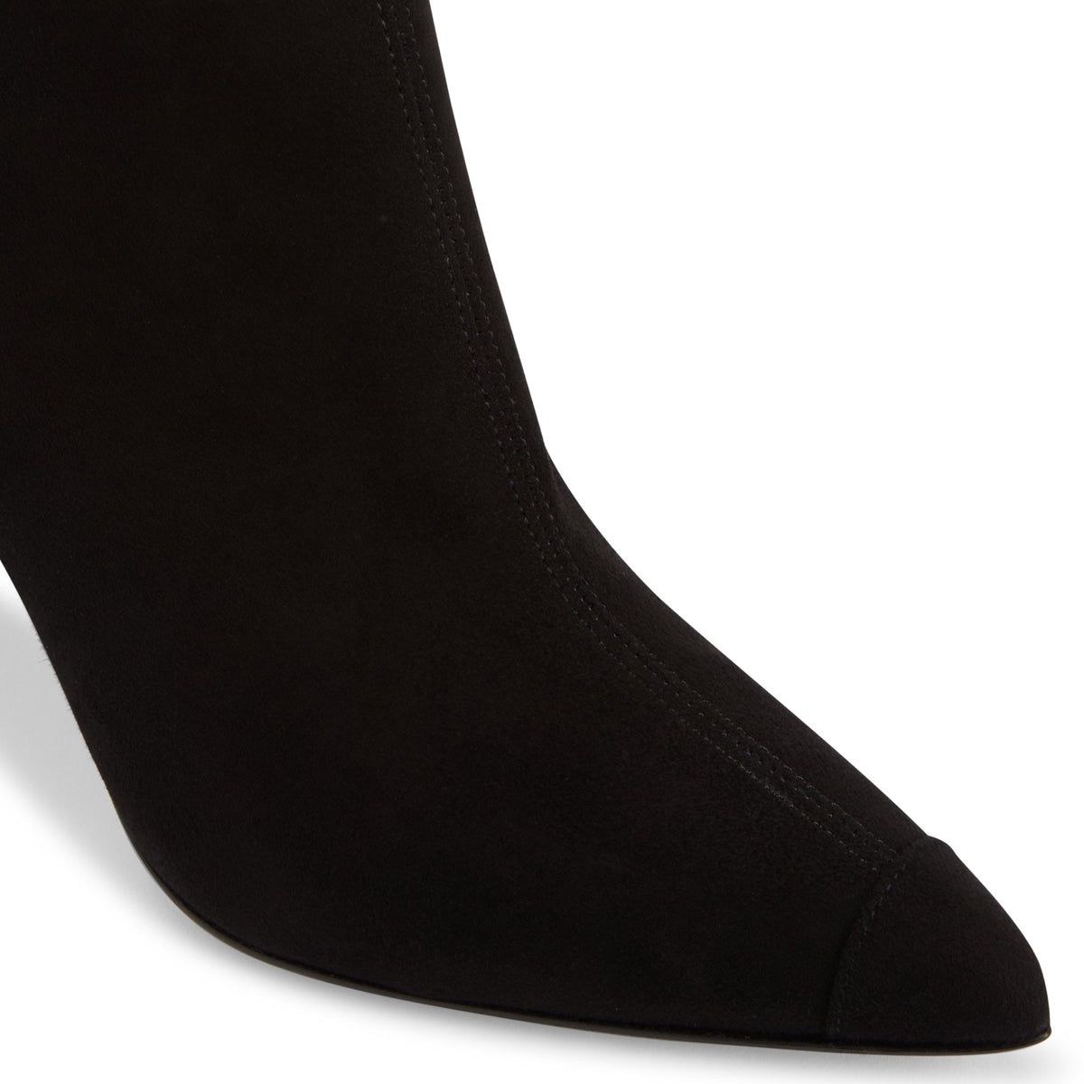 Bottines à talons Lucrezia 90 en daim - Noir