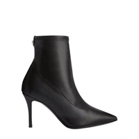 Bottines à talons Lucrezia 90 en cuir - Noir