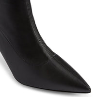 Bottines à talons Lucrezia 90 en cuir - Noir