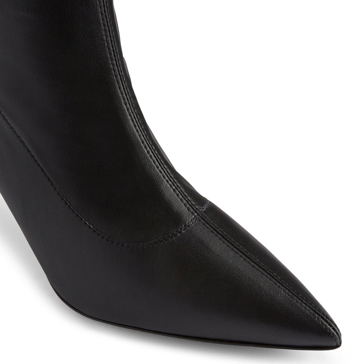 Bottines à talons Lucrezia 90 en cuir - Noir