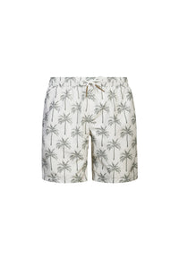 Short de bain à cordon de serrage - Sable & Sauge