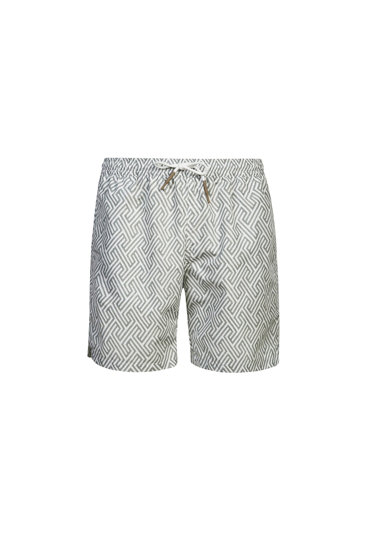 Shorts de bain à cordon de serrage - Vert Militaire