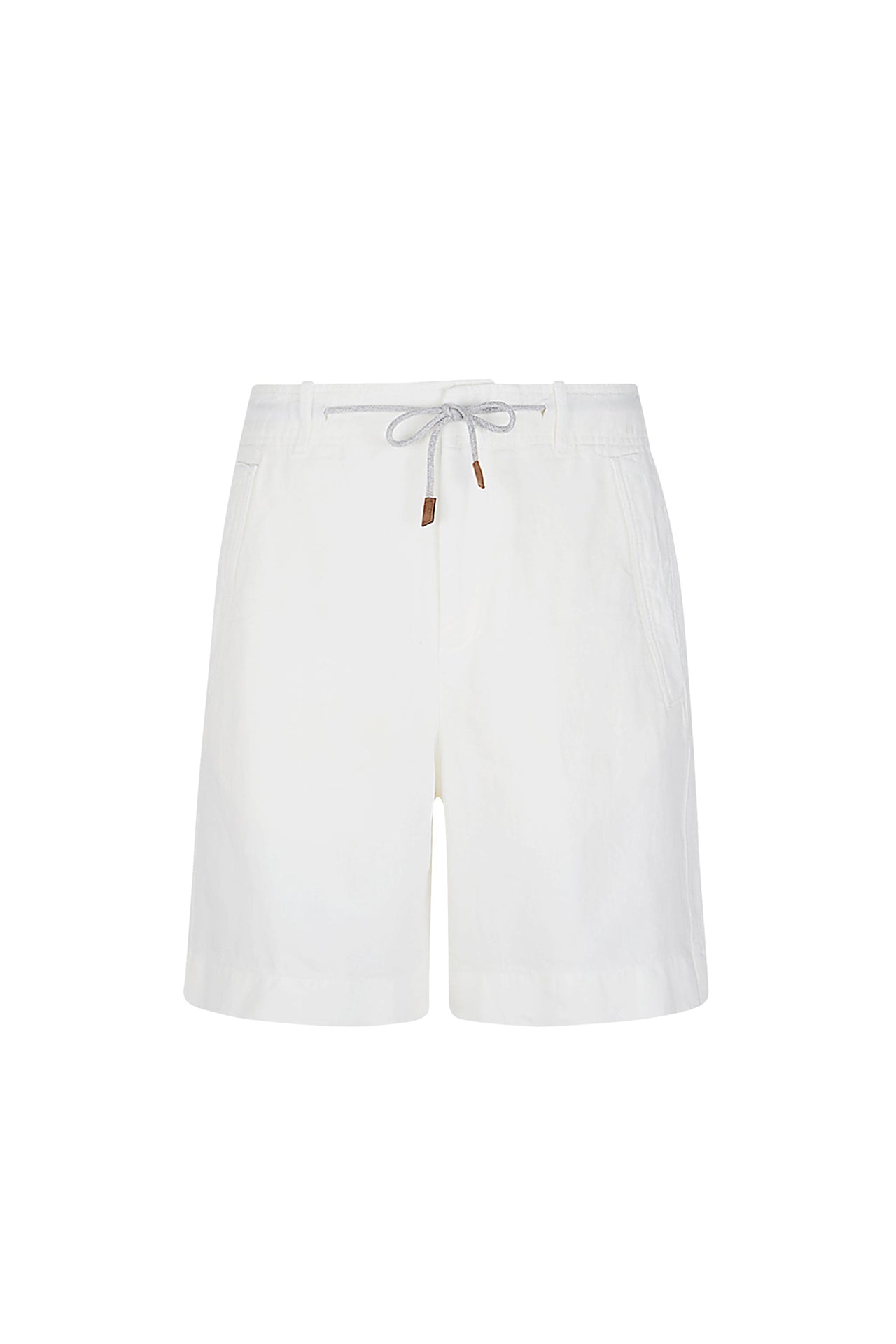 Bermuda à poches latérales - Blanc
