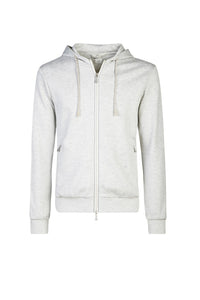 Sweatshirt zippé à poches - Gris Clair