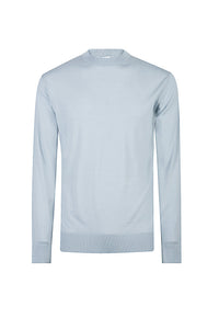 Pull à col rond - Bleu