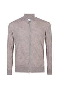 MAGLIA FULL ZIP COLLO IN PIEDI