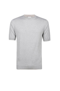 Pull à col rond - Beige & Gris clair