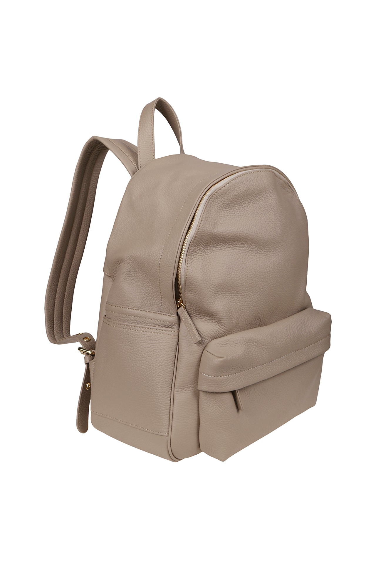Sac à main à structure rigide en cuir - Tortora