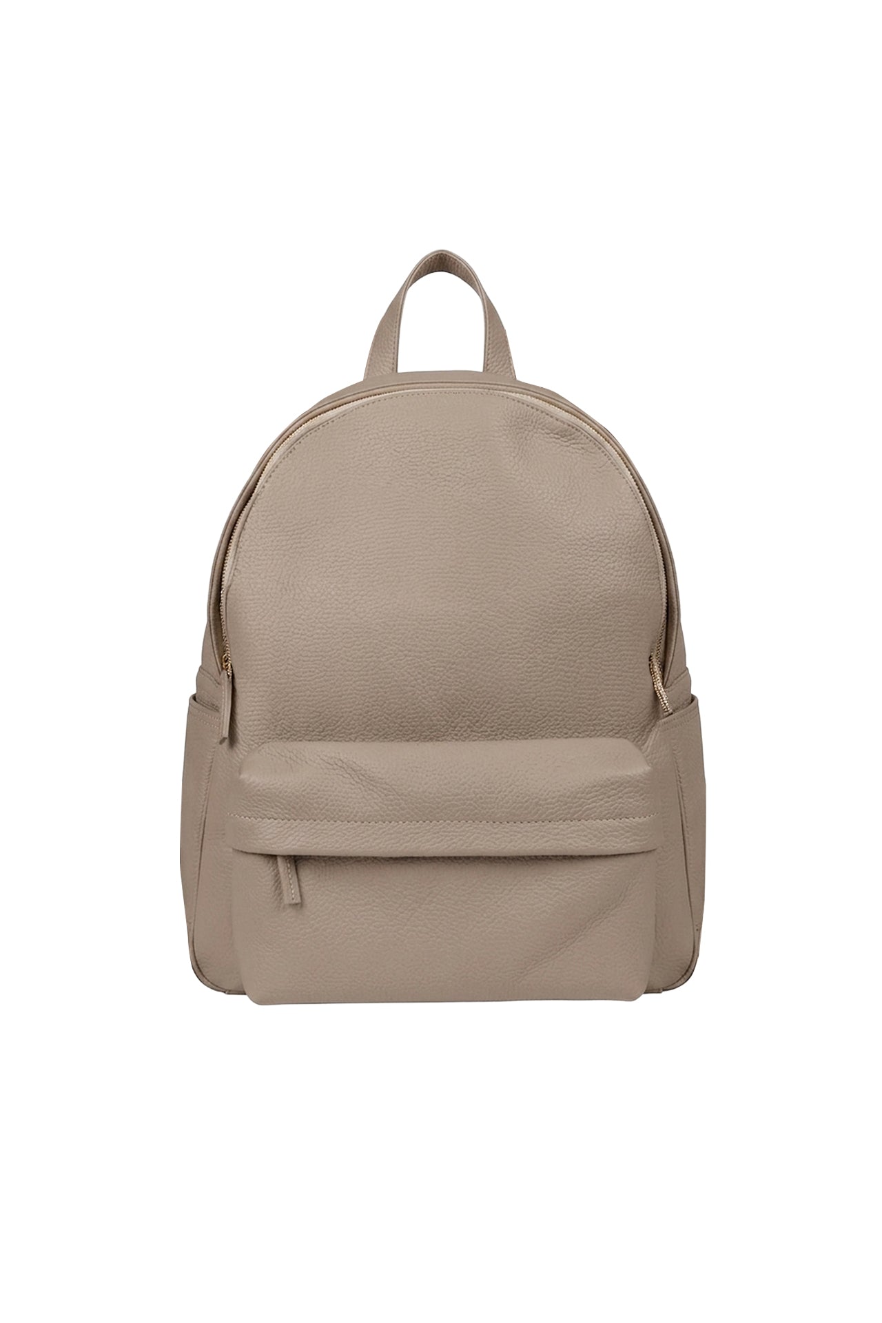 Sac à main à structure rigide en cuir - Tortora