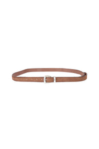 Ceinture à boucle rectangulaire - Camel
