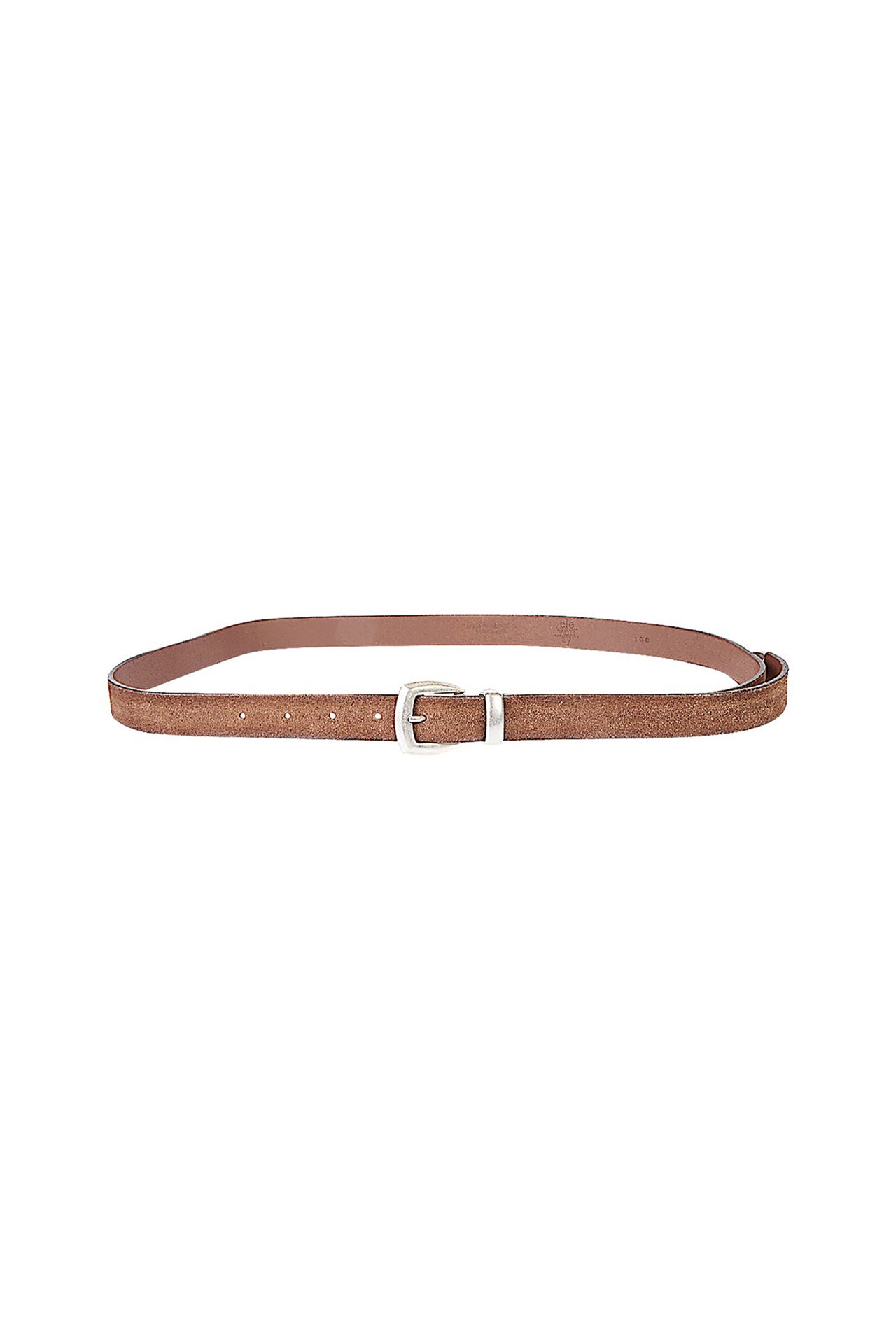 Ceinture à boucle rectangulaire - Camel