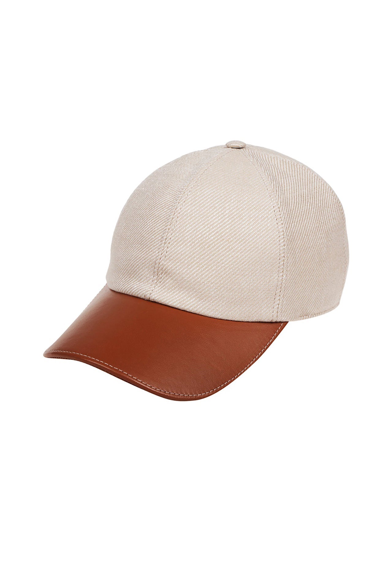 CAPPELLO VISIERA PELLE