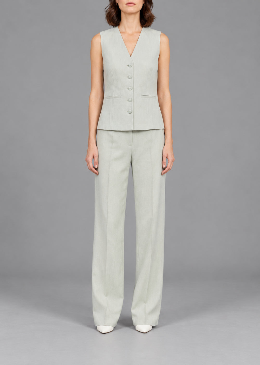 Gilet sans manches - Vert d'Eau