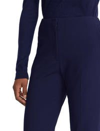Pantalon Simone en crêpe de laine - Lux Navy