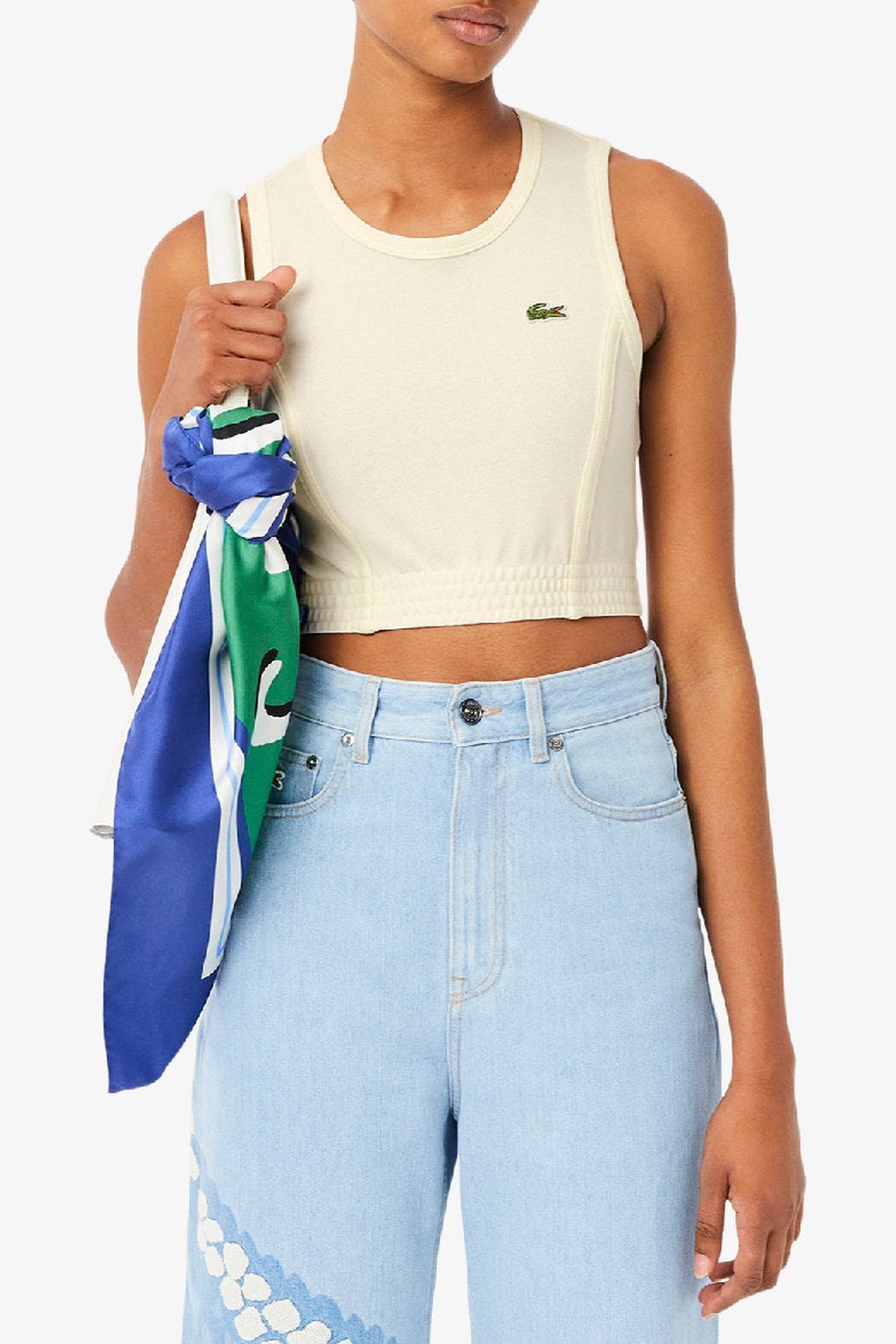 Brassière avec logo en piqué - Cristalline
