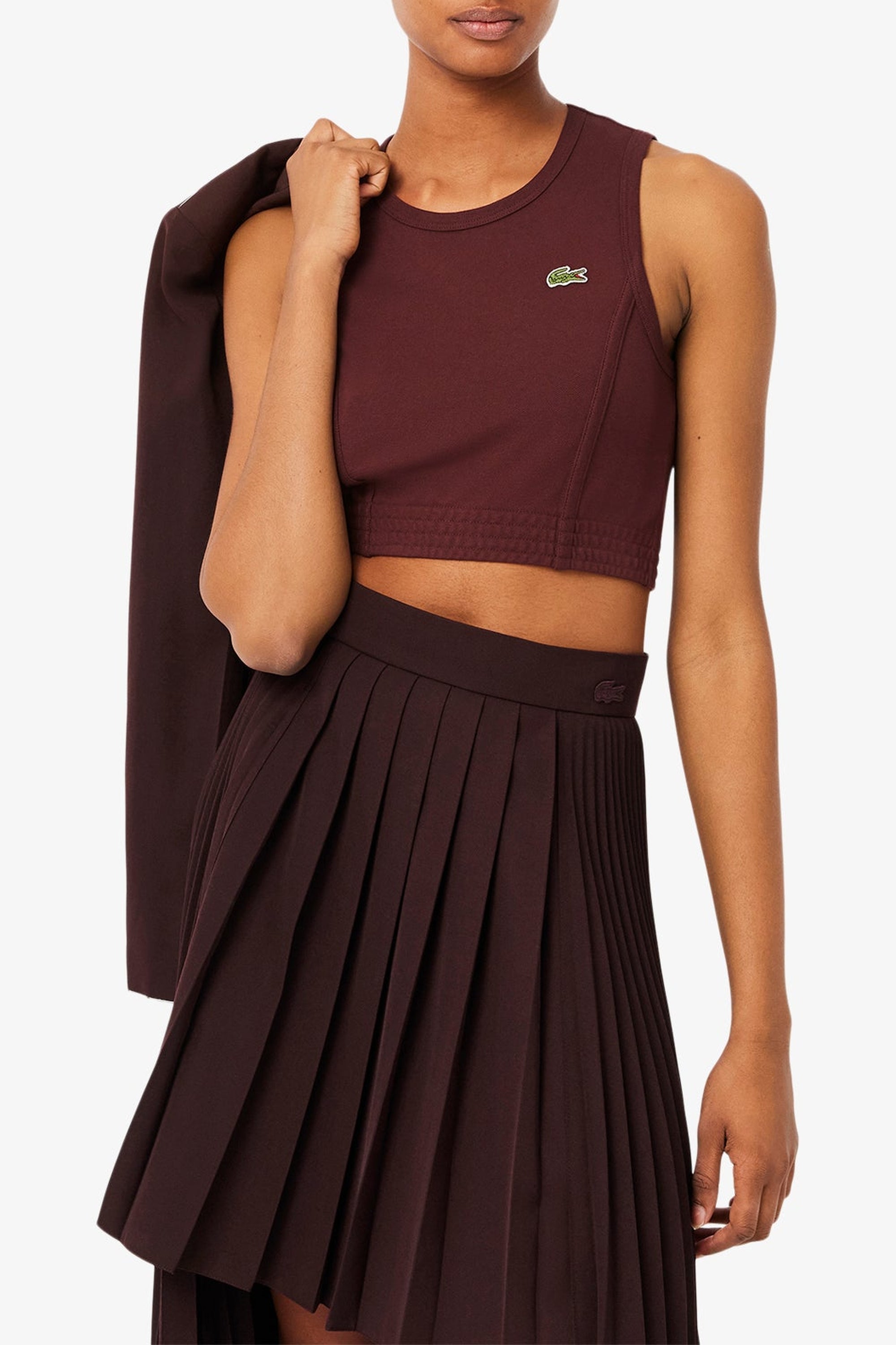 Brassière avec logo en piqué - Expresso