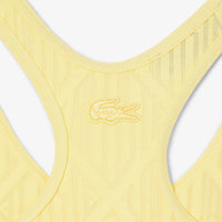 Brassière en jacquard monogramme - Jaune