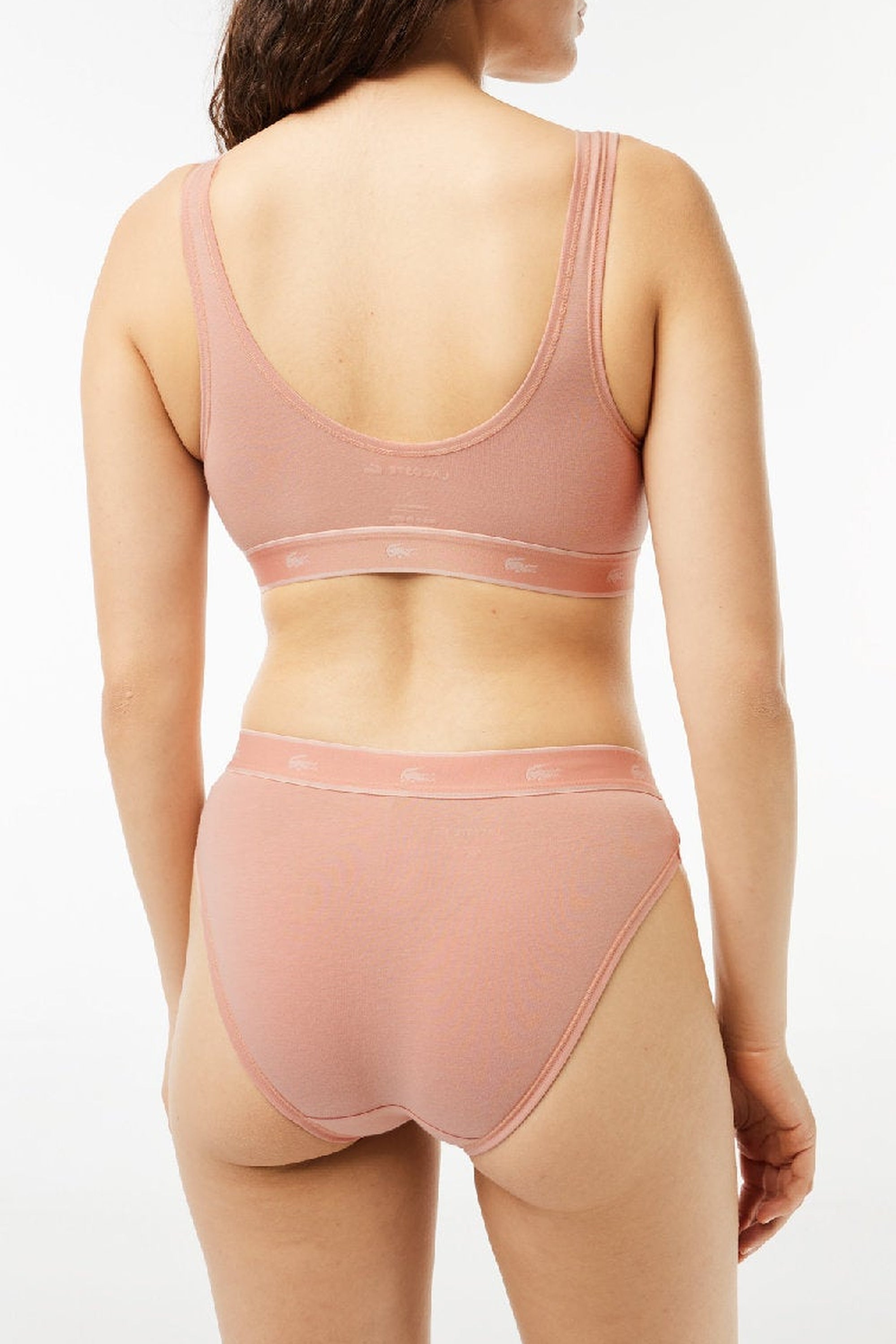 Triangle bra with logo - Cashmere