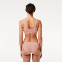 Triangle bra with logo - Cashmere