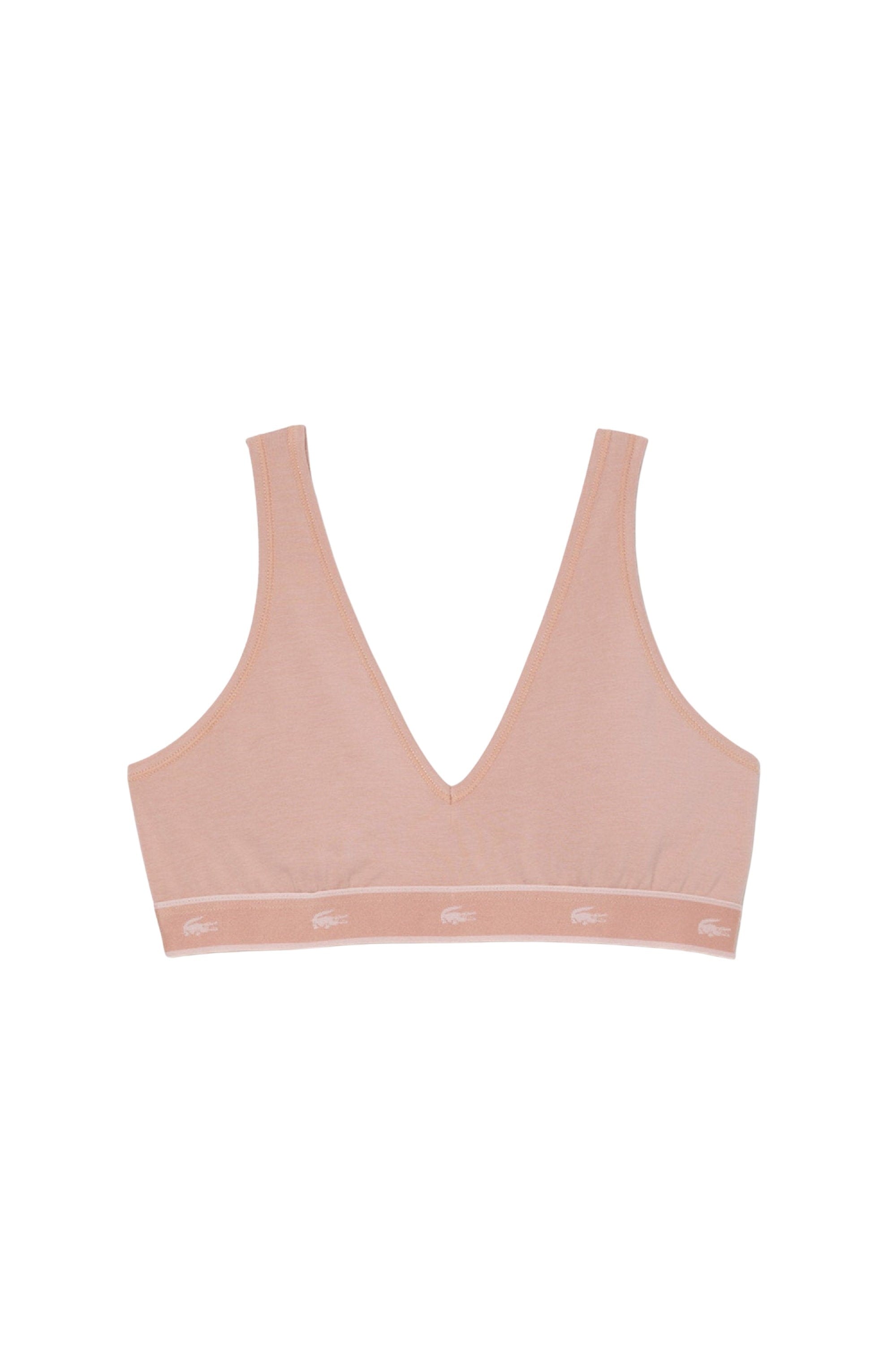 Triangle bra with logo - Cashmere