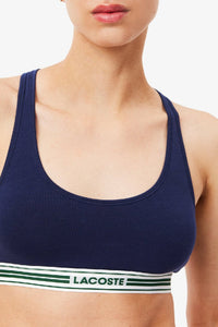 Brassière à bande rayée - Marine