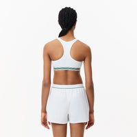 Padded bra with thin straps - White