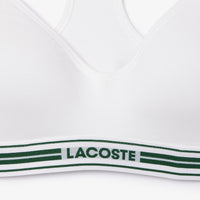 Padded bra with thin straps - White