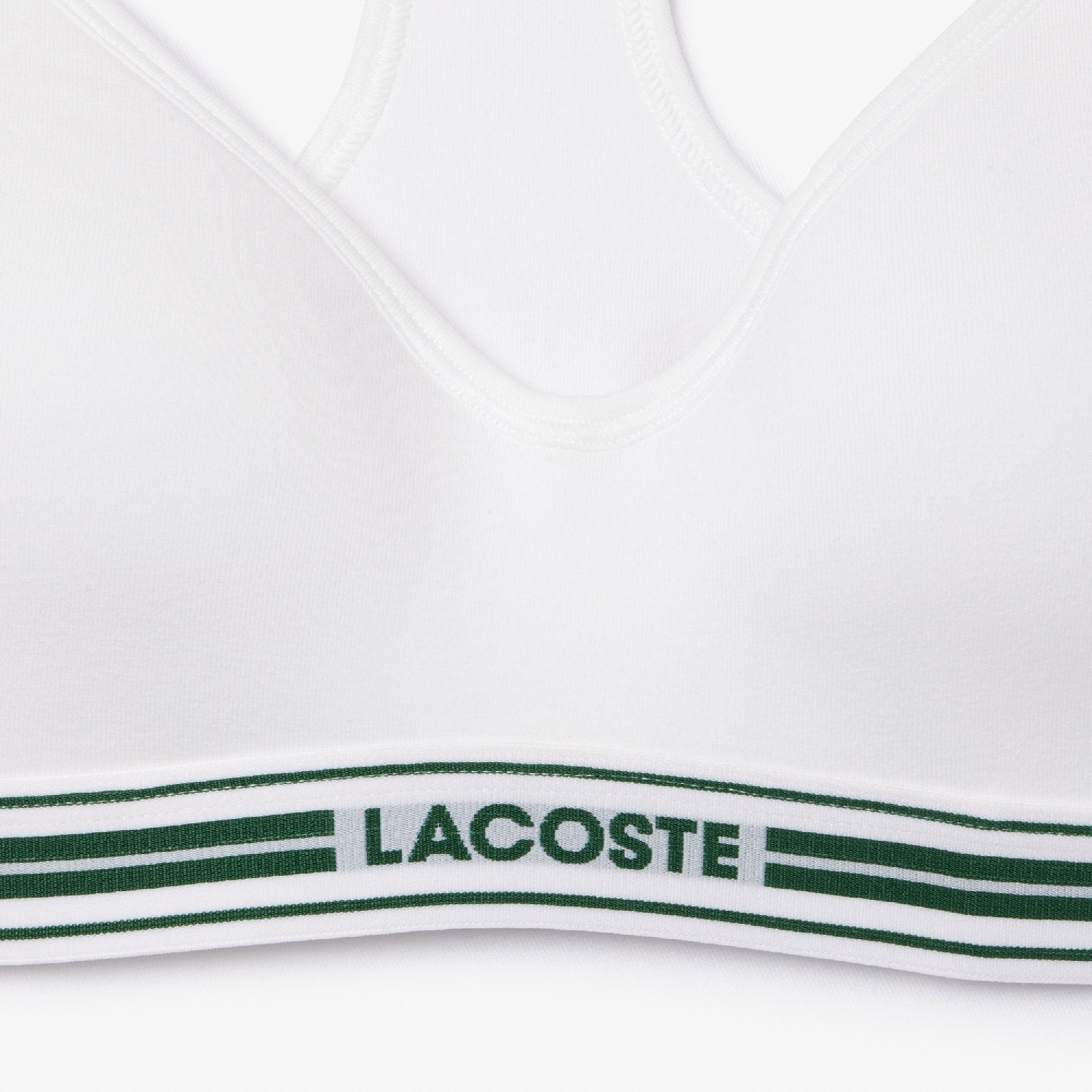 Padded bra with thin straps - White