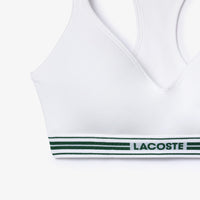 Padded bra with thin straps - White