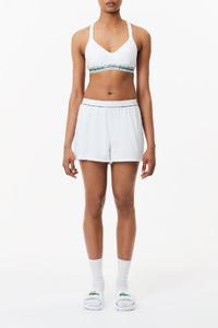 Padded bra with thin straps - White