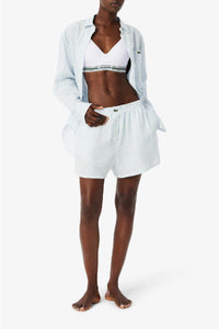 Brassière rembourrée à bretelles fines - Blanc