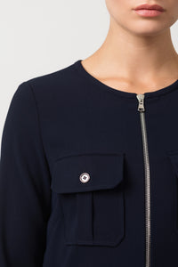 Robe polyester zip dev - Marine