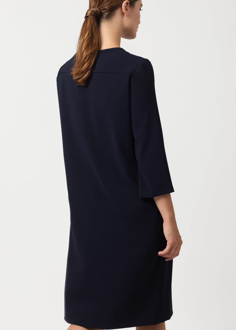 Short zip-up dress - Navy