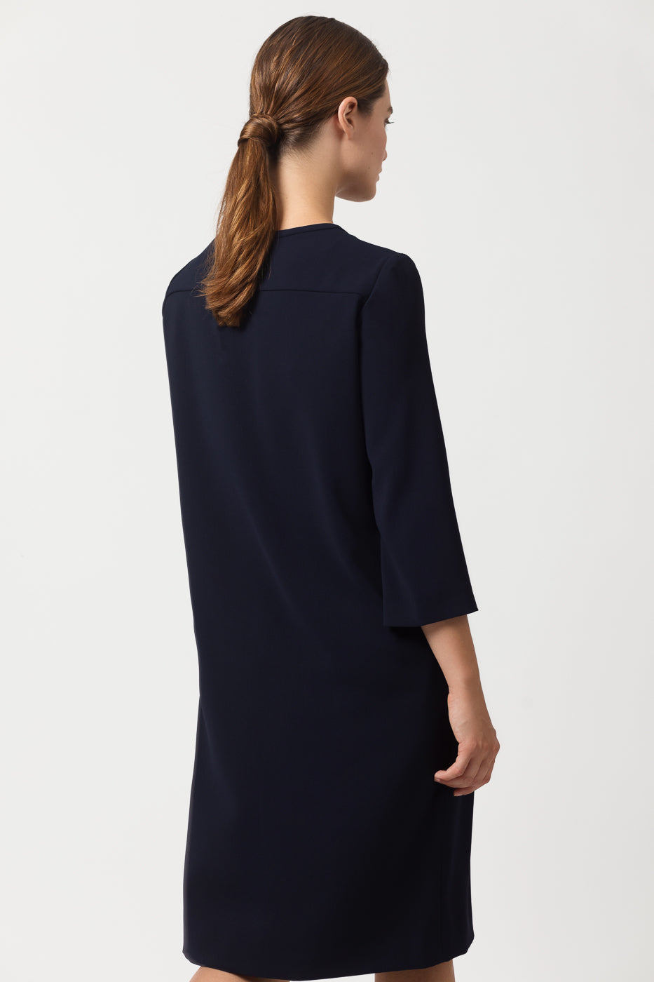 Robe polyester zip dev - Marine
