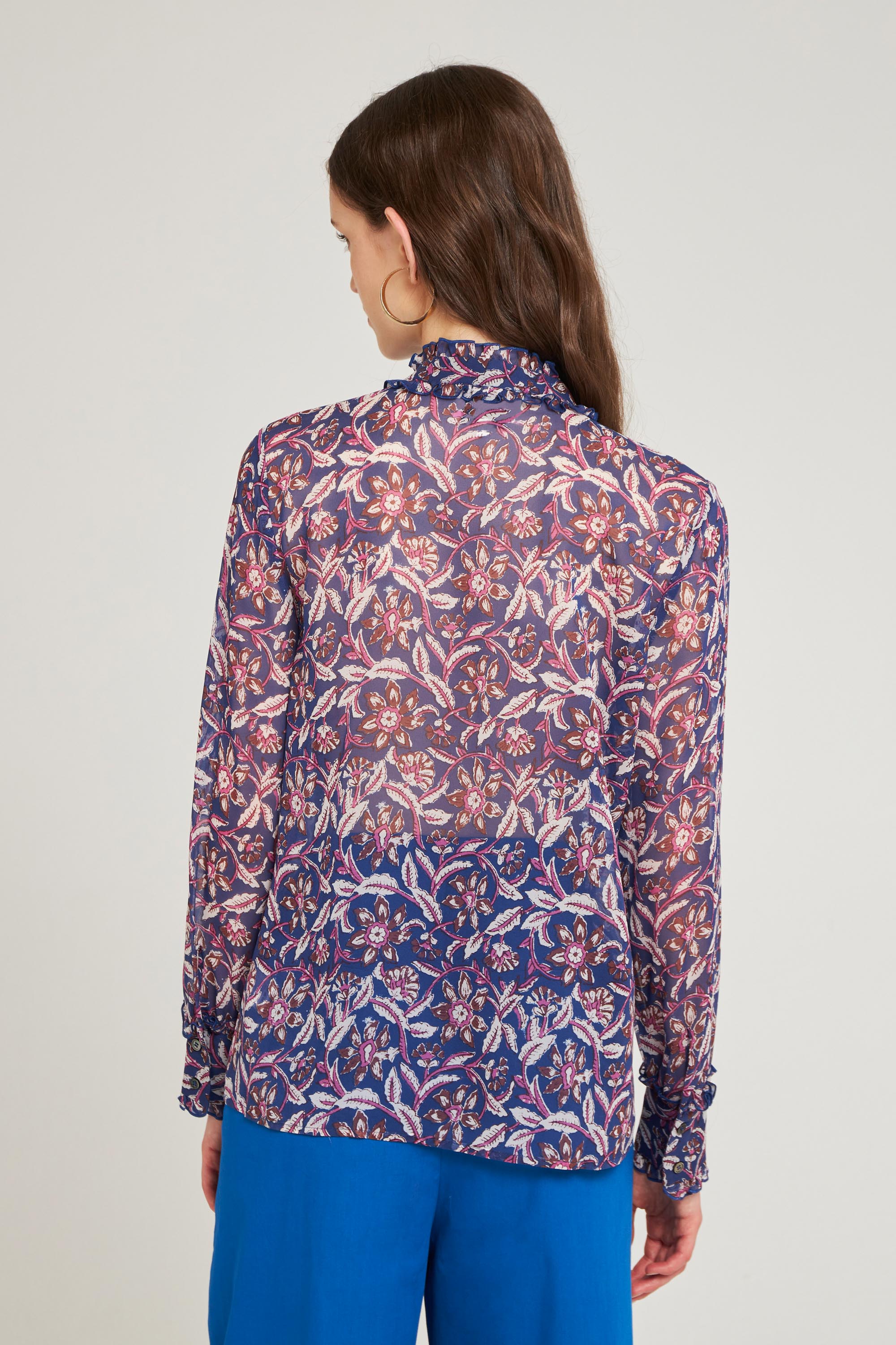 DARK BLUE ILONA BLOUSE