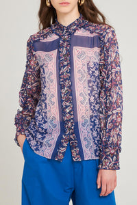 DARK BLUE ILONA BLOUSE