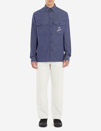 Chemise droite Café Kitsuné - Navy