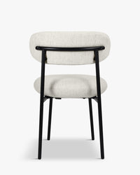 Chaise Maia en tweed - Sable