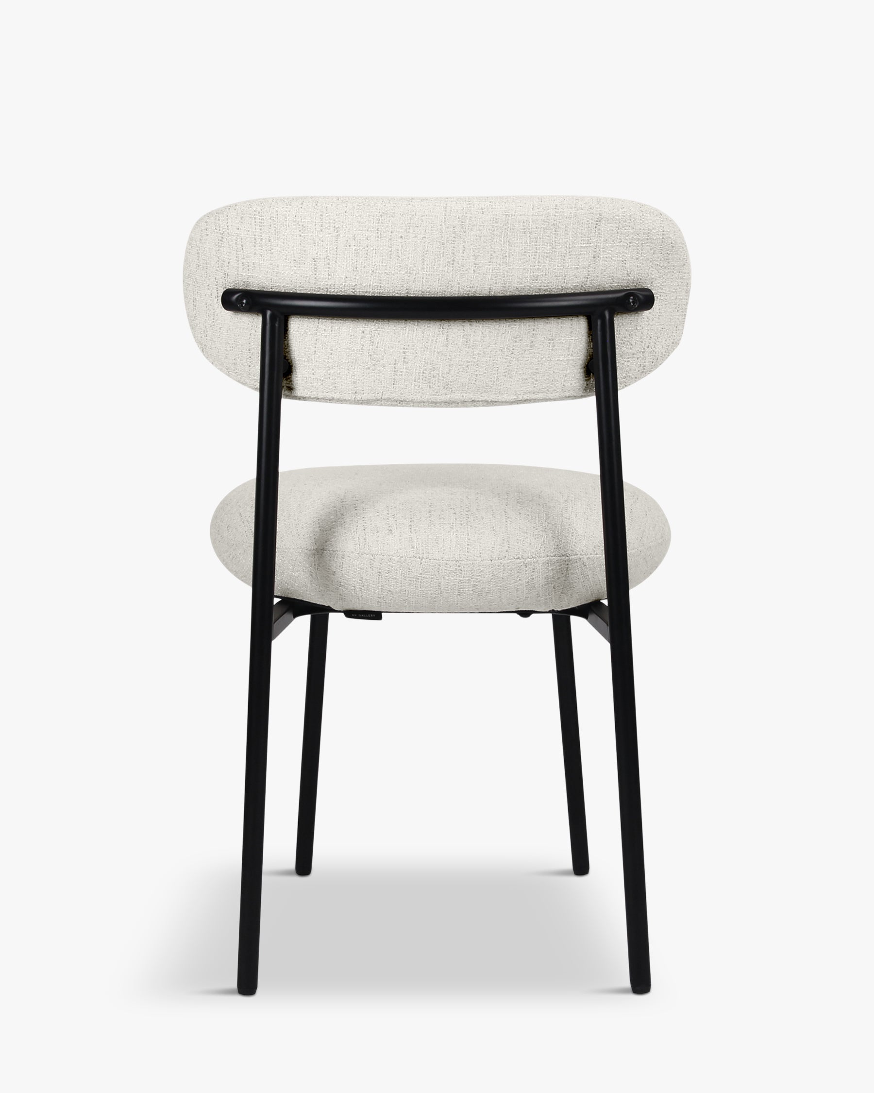 Chaise Maia en tweed - Sable