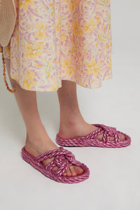 Sandales Milan Beach en cuir - Green
