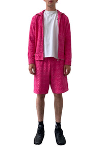 PRIX MARQUE : 220€_Fuschia Jacquard Top - Fuschia Jacquard