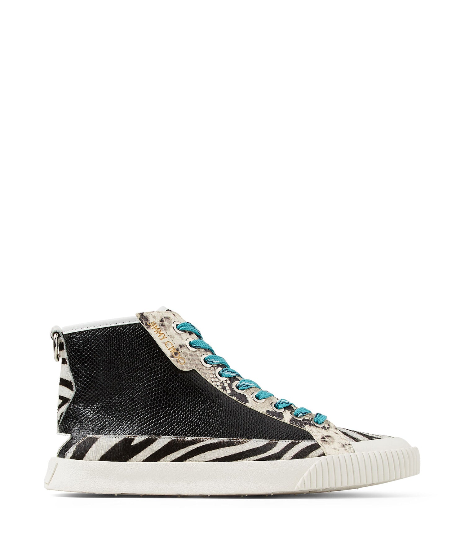 Sneakers Impala High en cuir - Black & White Mix