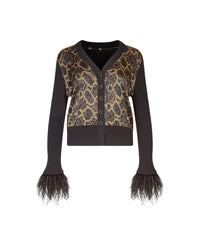 India Cardigan - Tortoiseshell Brown