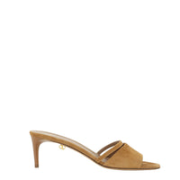 21qty NEW / Mules Ines 70 en cuir suédé - Brown