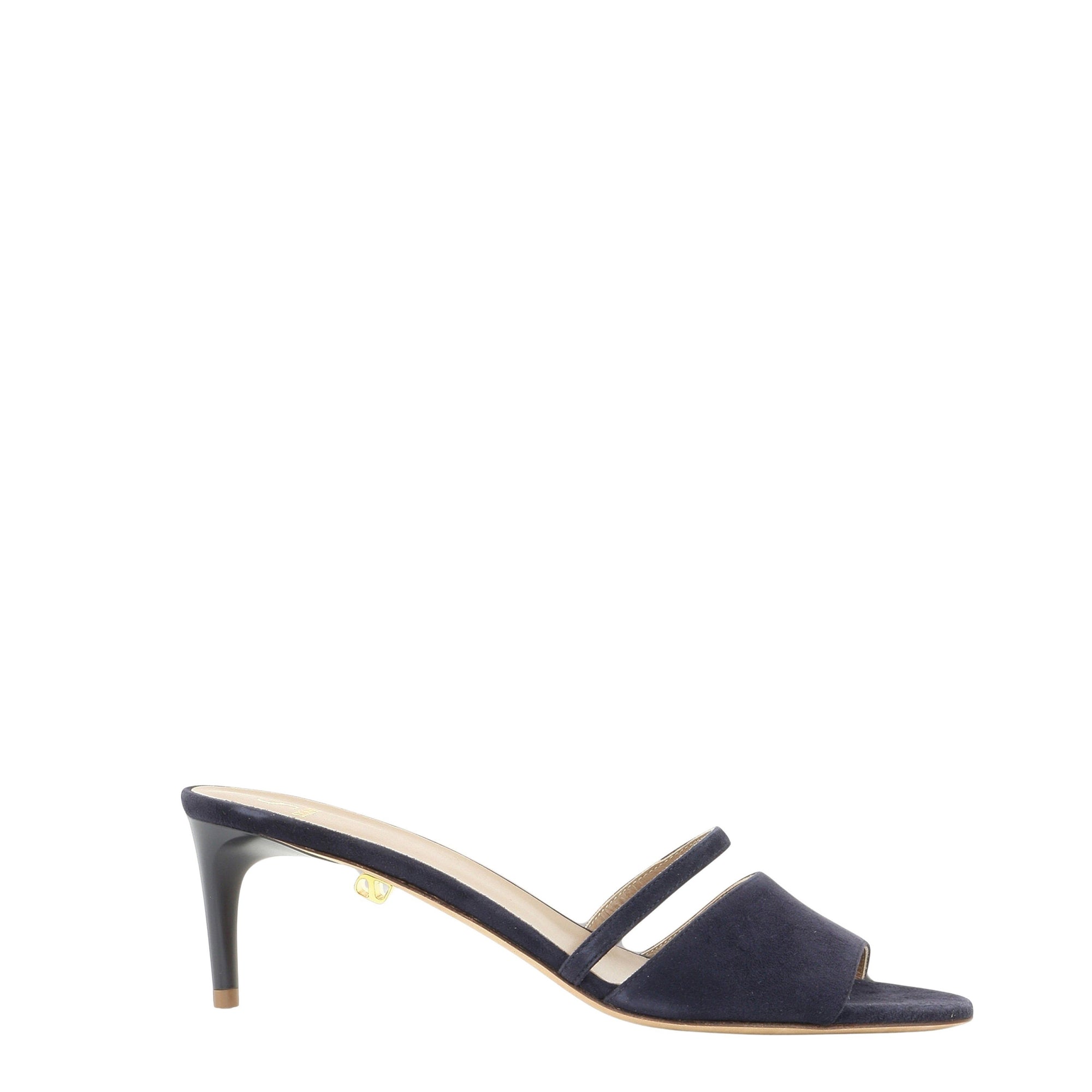 18qty NEW / Mules Ines 70 en cuir suédé - Blue
