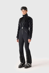 Black Ladies One Piece Ski Suit